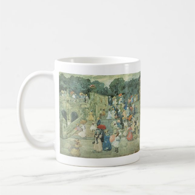 Taza De Café The Mall, Central Park de Maurice Prendergast (Izquierda)