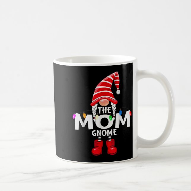 Taza De Café The Mom Gnome Christmas Matching Pajama  (Derecha)