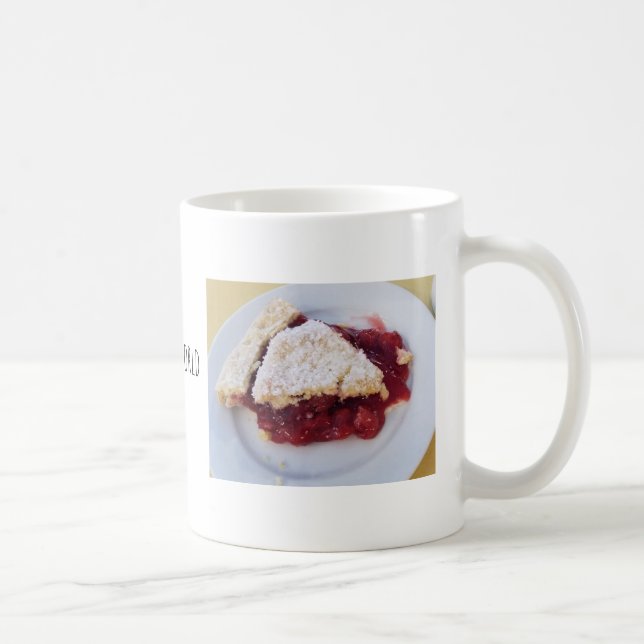 Taza De Café The most famous cherry pie in the world コーヒーマグカップ (Derecha)