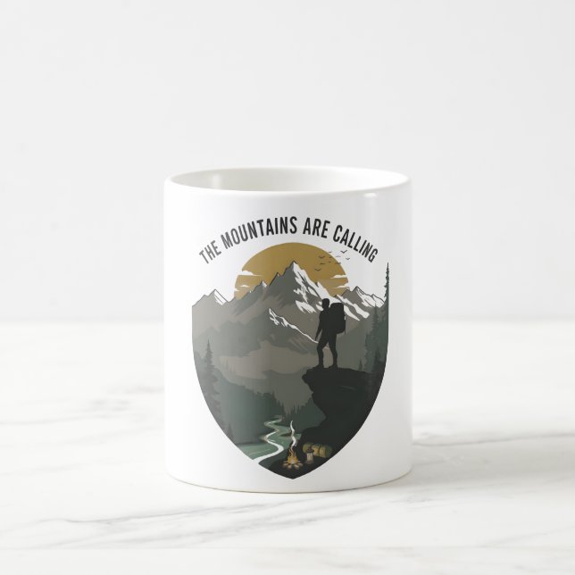 Taza De Café The Mountains Are Calling (Centro)