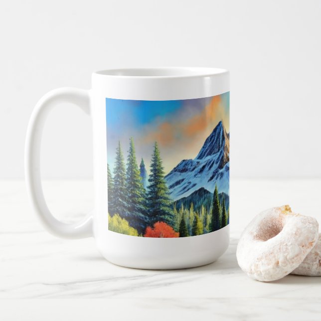 Taza De Café The Mountains Call Me (Con donut)