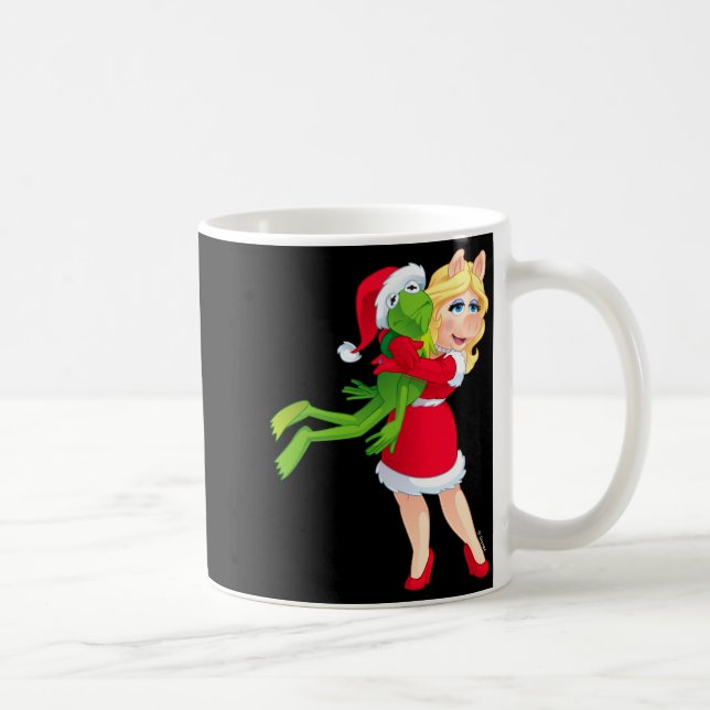 Taza De Café The Muppets Kermit Miss Ggy Christmas  (Derecha)