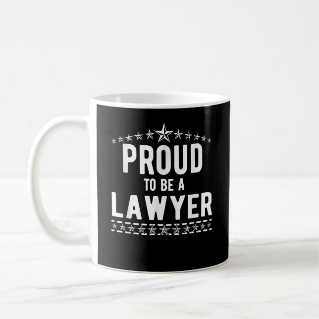 Taza De Café The Official Proud to Be a Lawyer (Izquierda)