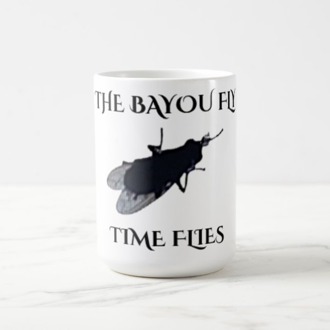 Taza De Café The Original Bayou Fly  Time Flies (Centro)