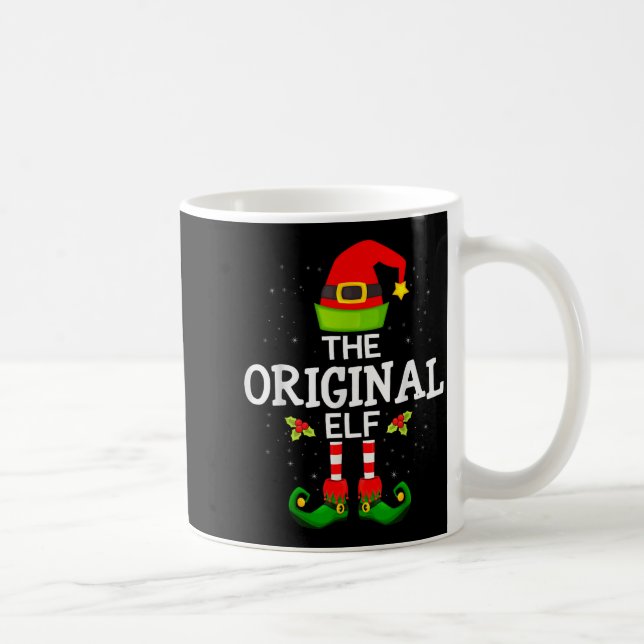 Taza De Café The Original Elf Christmas Family Matching Pajama  (Derecha)