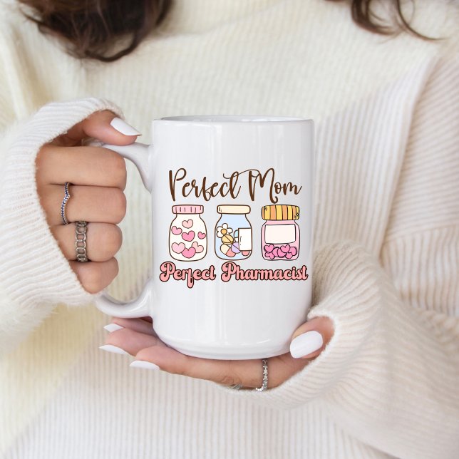 Taza De Café The Perfect Blend: Pharmacist & Mom Coffee Mug (The Perfect Blend: Pharmacist & Mom coffee mug)