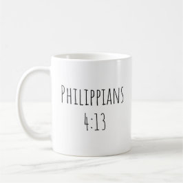Taza De Café The Philippians 4:13 Mug