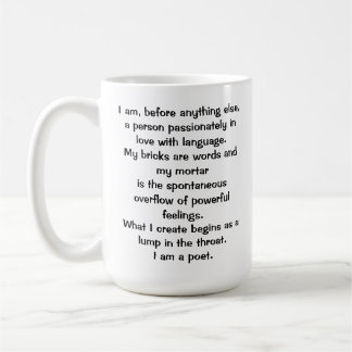 Taza De Café The Poet's Creed Mug