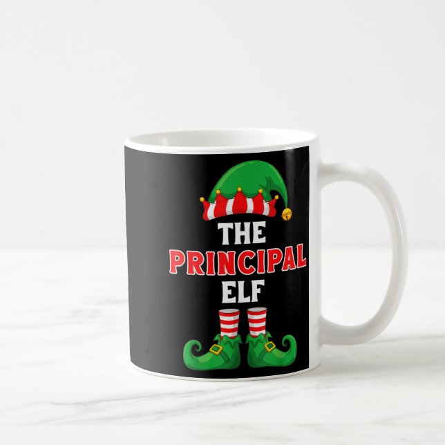 Taza De Café The Principal Elf Christmas For Principal School P (Derecha)