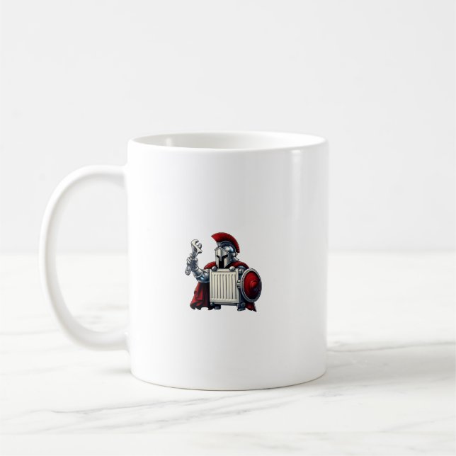 Taza De Café The Radiator – Funny Plumber’s Coffee Mug (Izquierda)