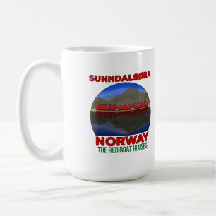 Taza De Café The Red Boat Houses Sunndalsøra Norway