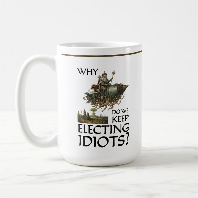 Taza De Café The Royal Rocket of Recurring Mistakes: Coffee Mug (Izquierda)