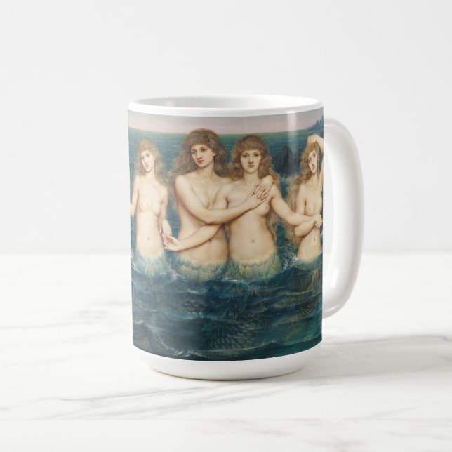 Taza De Café The Sea Maidens | Evelyn De Morgan (Anverso derecho)