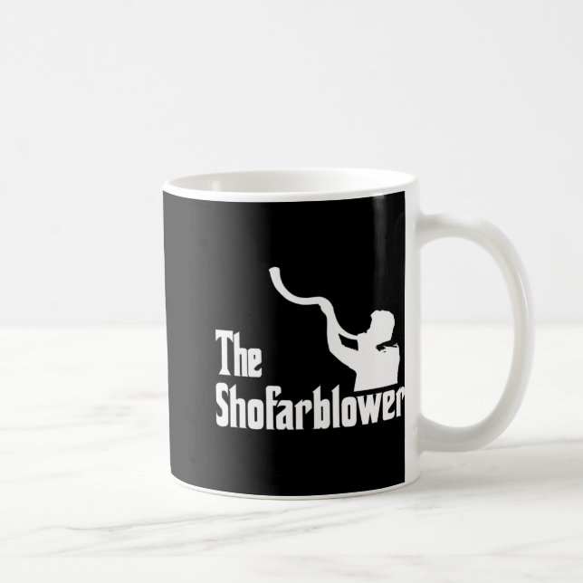 Taza De Café The Shofar Blower Rosh Hashanah Rabbi Temple Jewis (Derecha)