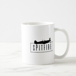 Taza De Café The Spitfire, Un Icónico Avión Británico De Combat