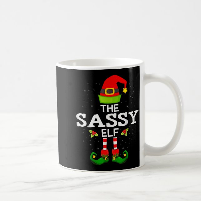 Taza De Café The Sy Elf Christmas Family Matching Pajama  (Derecha)