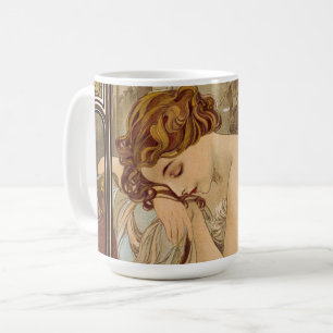 Taza De Café The Times of the Day, Night's Rest, 1899 de Mucha