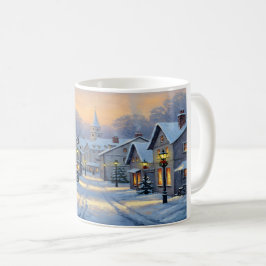 Taza De Café The Town In Winter