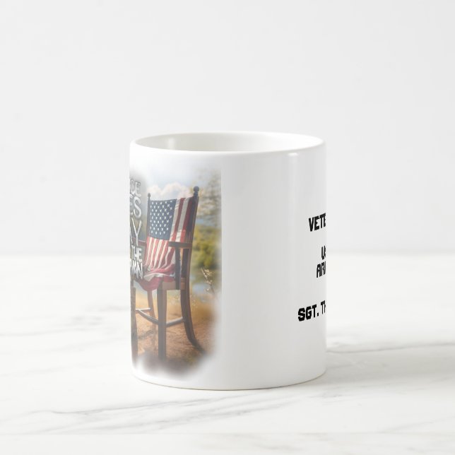 Taza De Café The United States Military Service Family (Centro)