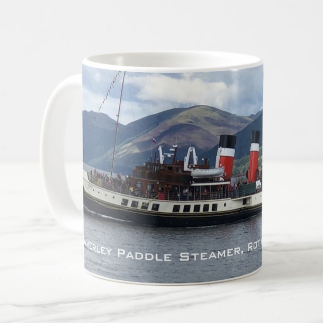 Taza De Café The Waverley Paddle Steamer off Scotland (Subido por el creador)