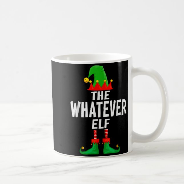 Taza De Café The Whatever Elf Matching Family Christmas  (Derecha)