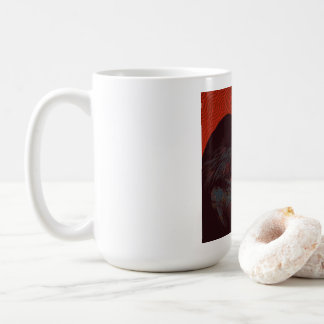 Taza De Café The woman and the crow