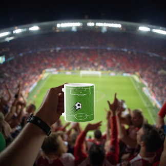 Taza De Café The World of Football Personalized Mug