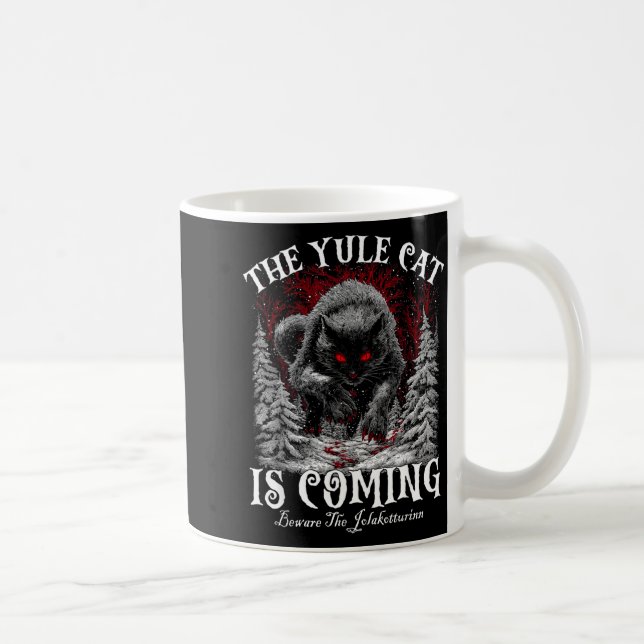 Taza De Café The Yule Cat Is Coming  (Derecha)