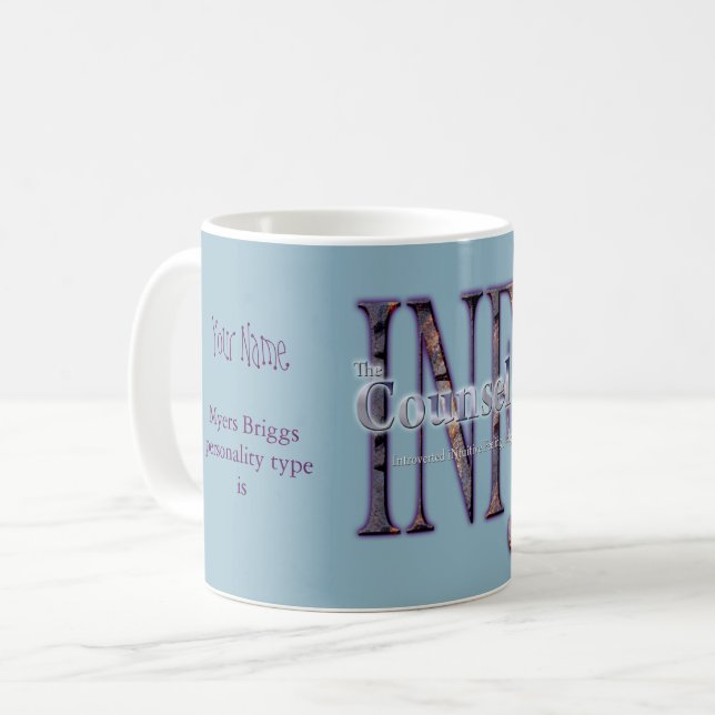 Taza De Café theCounselor de INFJ (Anverso izquierdo)