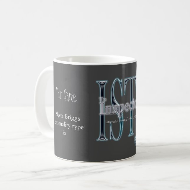 Taza De Café theInspector de ISTJ (Anverso izquierdo)