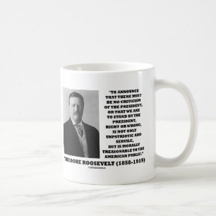 Taza De Café Theodore Roosevelt Trazonable Público Estadouniden