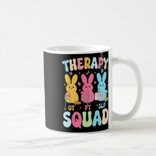 Taza De Café Therapy Squad Easter Day Slp Ot Bunny Eggs Ther