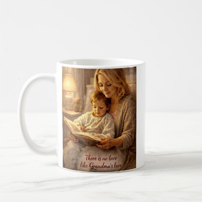 Taza De Café There's No Love Like Grandma's Love Mug (Izquierda)