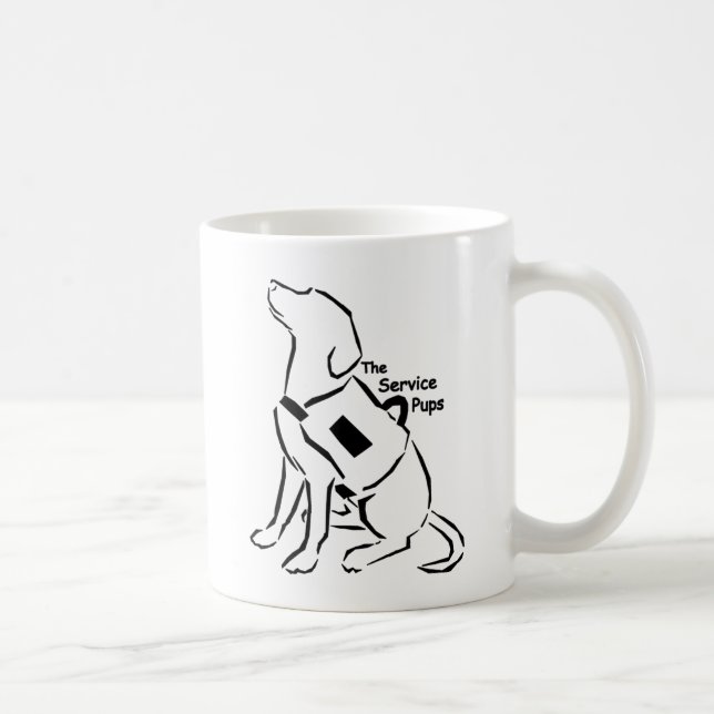 Taza De Café TheServicePups-Taza (Derecha)