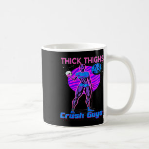Taza De Café Thiick Thighs Crush Hombres Halterofilia Bodybuild