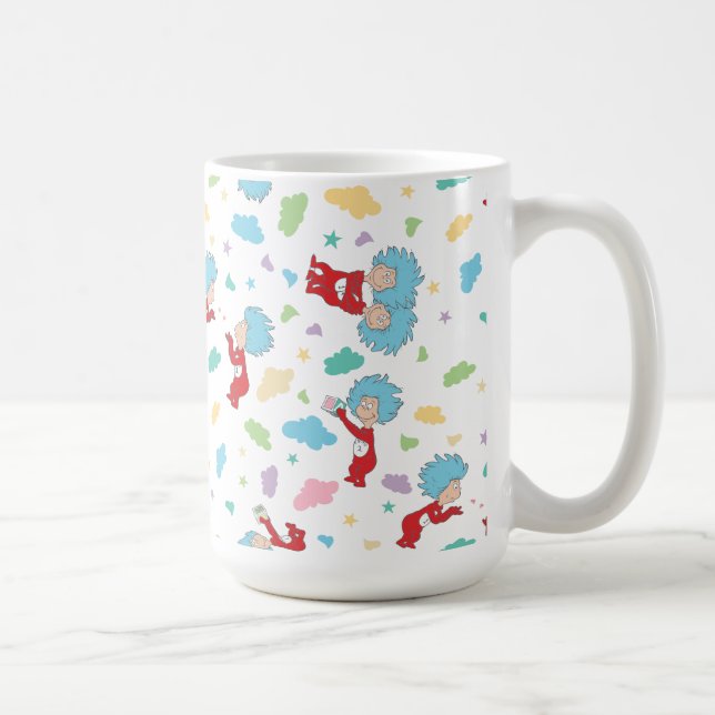 Taza De Café Thing One Thing Two Sweet Things Pattern (Derecha)