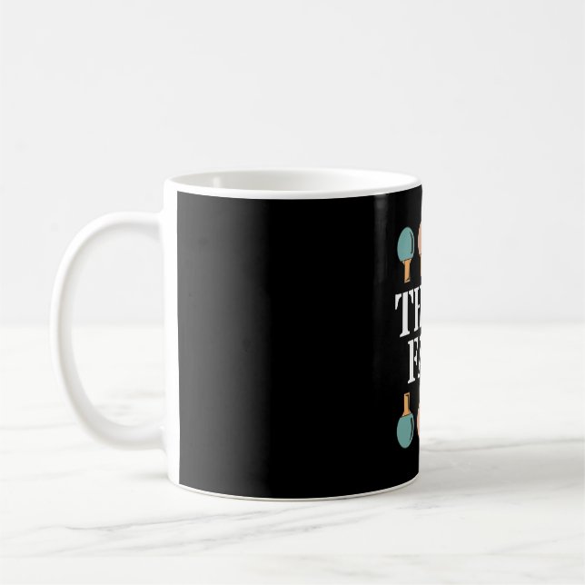 Taza De Café Think Fast Table Tennis Gift Ping Pong Club (Izquierda)