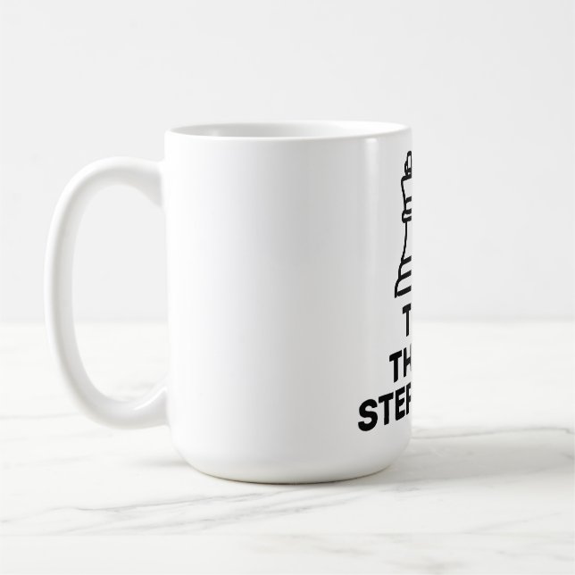 Taza De Café Think Three Steps Ahead Chess Player Mug (Izquierda)