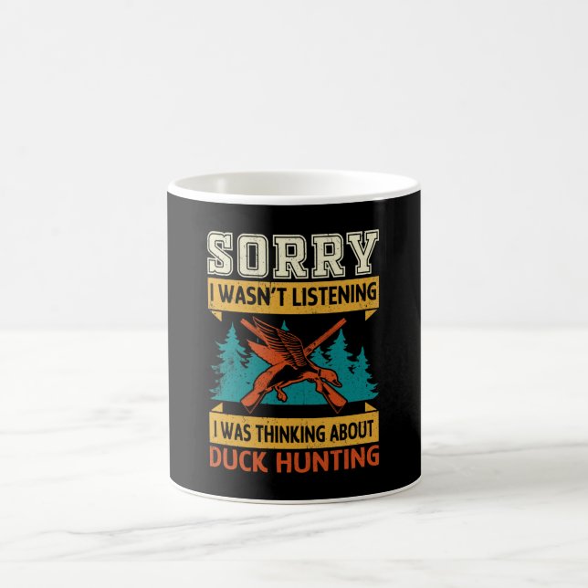 Taza De Café Thinking About Duck Hunting (Centro)