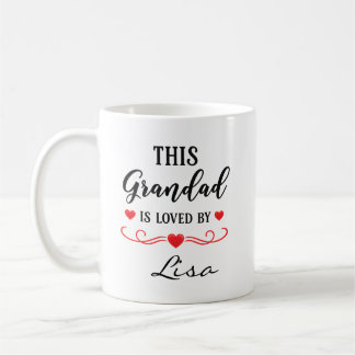 Taza De Café This Grandad Is Loved Personalised Mug Gift Granny