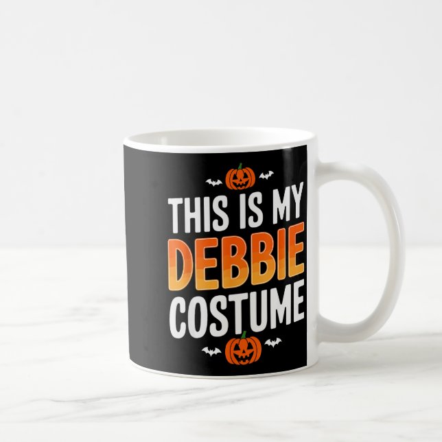 Taza De Café This Is My Debbie Costume Halloween Simple Costume (Derecha)
