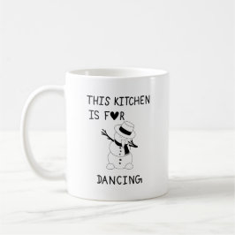 Taza De Café This Kitchen is for dancing snowman