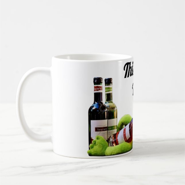 Taza De Café This Might Be Wine | Funny Mug for Wine Lovers (Izquierda)