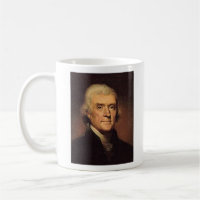 Thomas Jefferson Liberty Cita Café Cerámico Mug