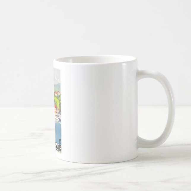 Taza De Café Thonon Les Bains Francia Viaja Europa (Derecha)