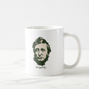 Taza De Café Thoreau - simplifique