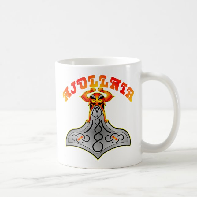 Taza De Café Thor's Hammer Mjollnir (Derecha)