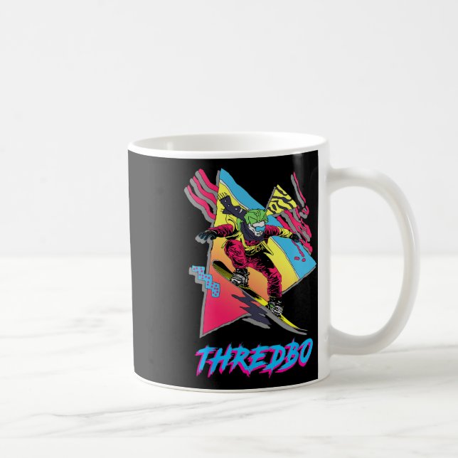 Taza De Café Thredbo Vibrant Snowboard Adventure Graphic (Derecha)