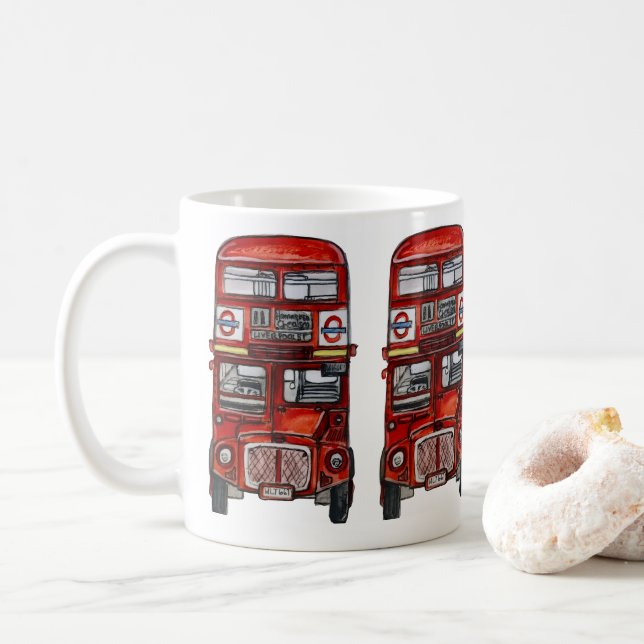 Taza De Café Three Buses (Con donut)