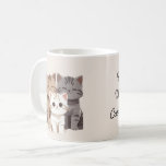 Taza De Café Three Cats' Image, Best Cat Mom Club,<br><div class="desc">If you are a cat lover and you own more than one cat,  enjoy this coffee mug with three cats' image,  generative content,  and enter the World's Best Cat Mom's Club.</div>